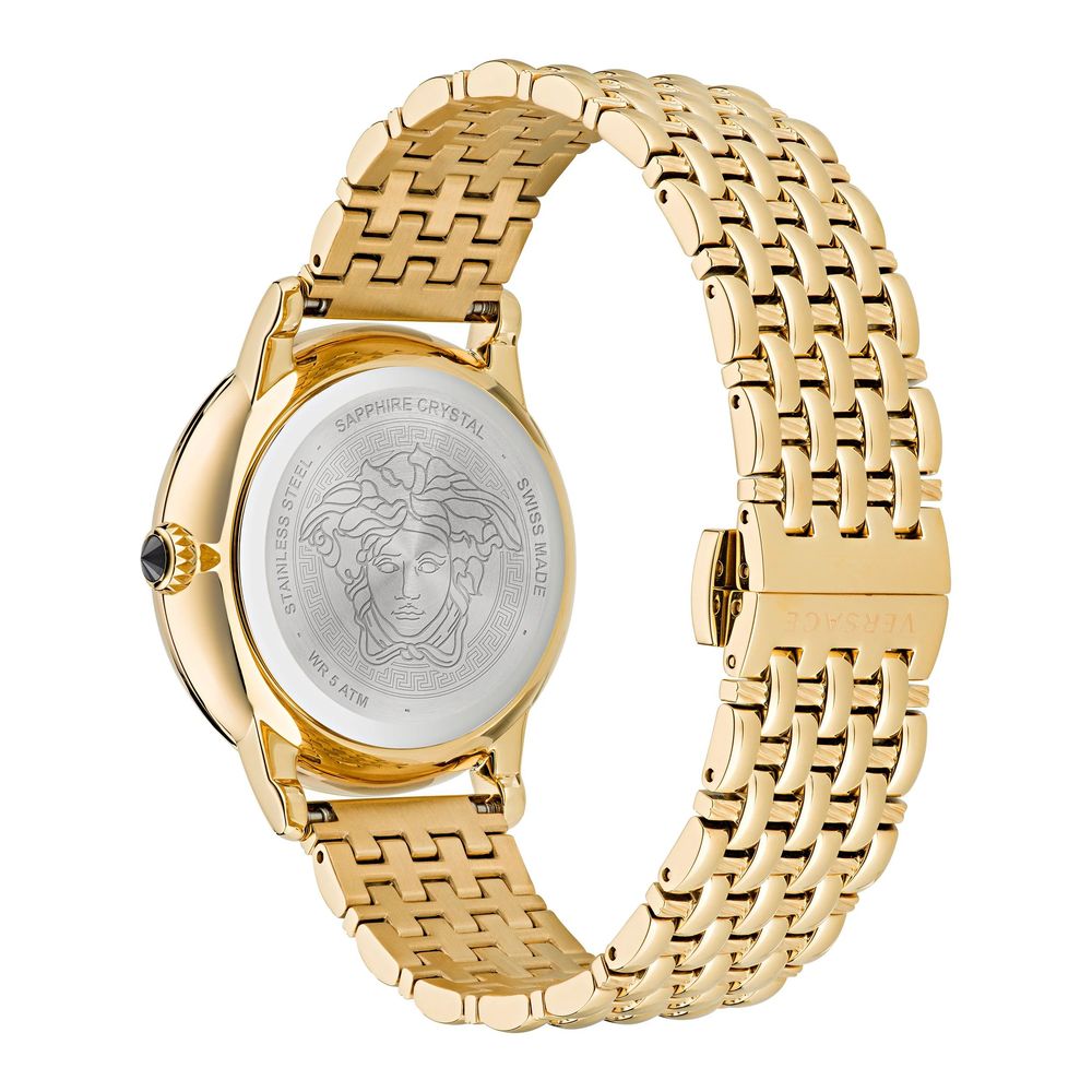 Gold Stainless Steel Dress Watch