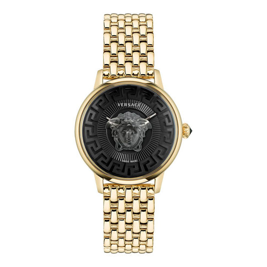 Gold Stainless Steel Dress Watch