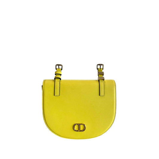 Yellow PU Women Crossbody Bag