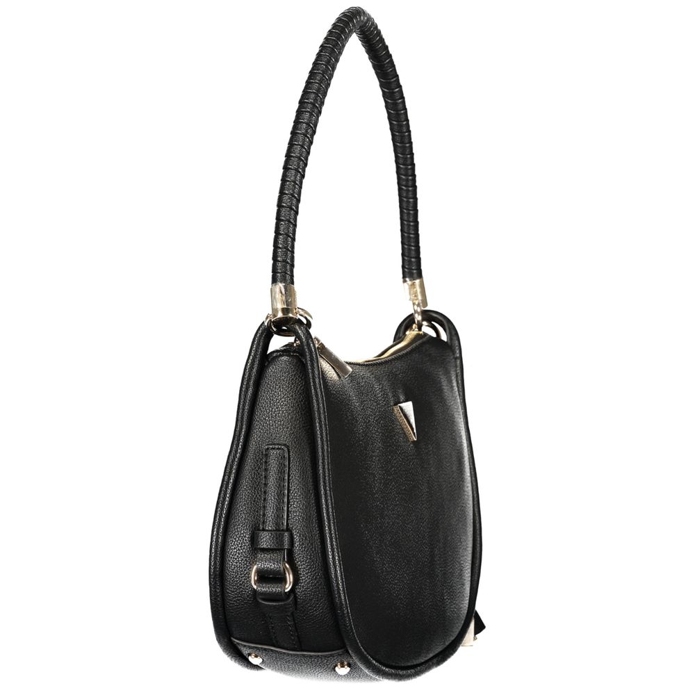 "Nero Polyurethane Women Handbag"