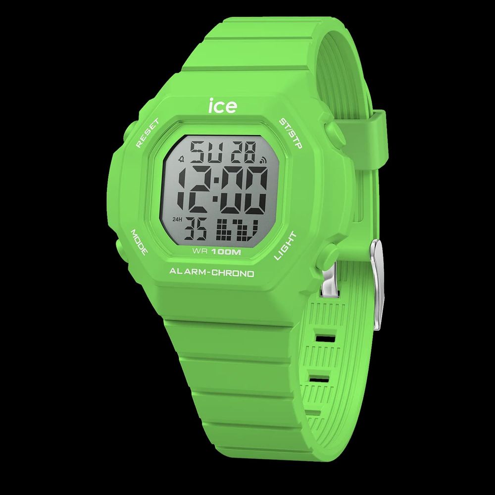 Bicolor Synthetic Digital Watch